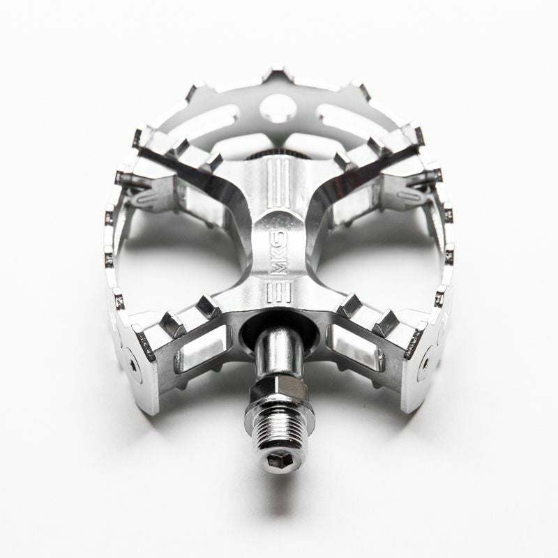 MKS XC-III Bear Trap Pedals Silver 1/2" Pair