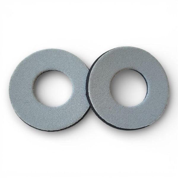 ProBMX Flite Style BMX Bicycle Foam Grip Donuts - Plain Grey - Pairs