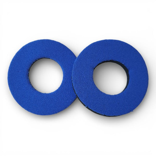 ProBMX Flite Style BMX Bicycle Foam Grip Donuts - Plain Blue - Pairs