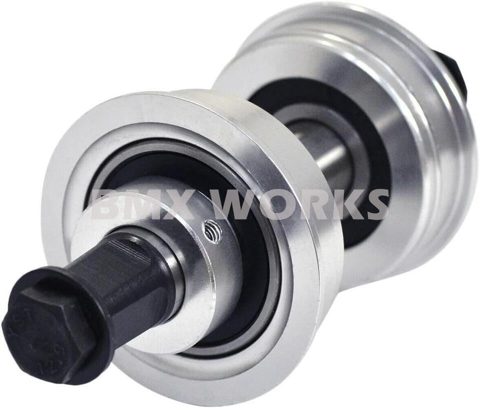 YST American 3 Piece Crank Bottom Bracket Conv Kit Sealed - Silver