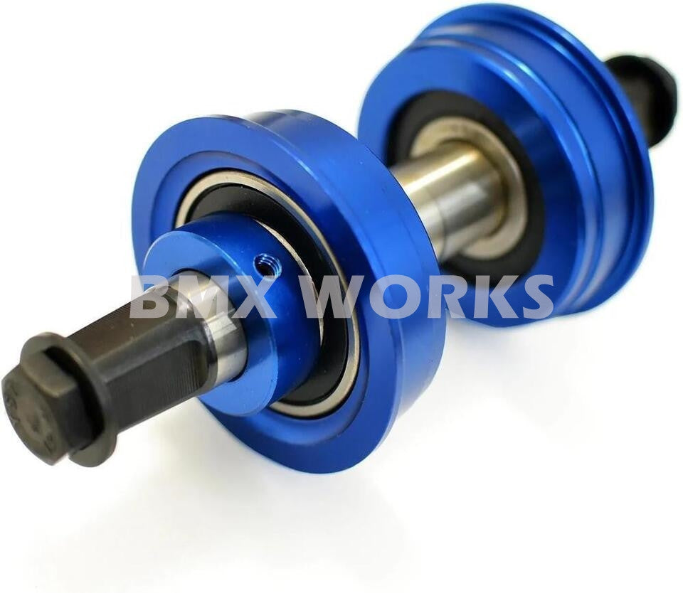 YST American 3 Piece Crank Bottom Bracket Conv Kit Sealed - Dark Blue