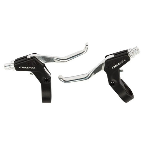 Tektro 2 Finger Lever Set Black & Silver 360