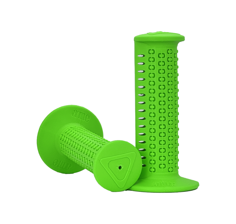 AME Cam BMX Grips - Fluro Green Pair