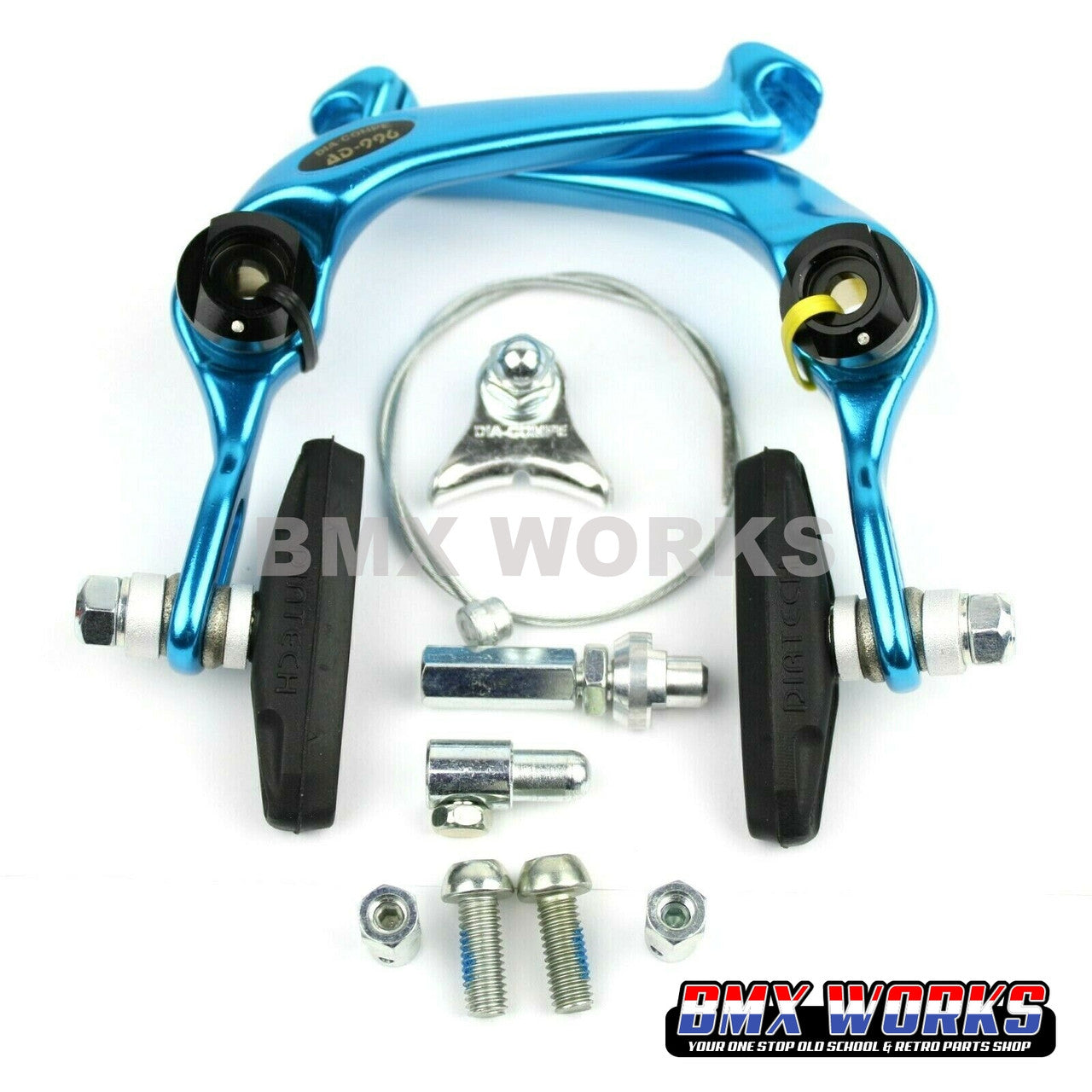 Dia-Compe AD-996 U-Brake Caliper - Bright Blue
