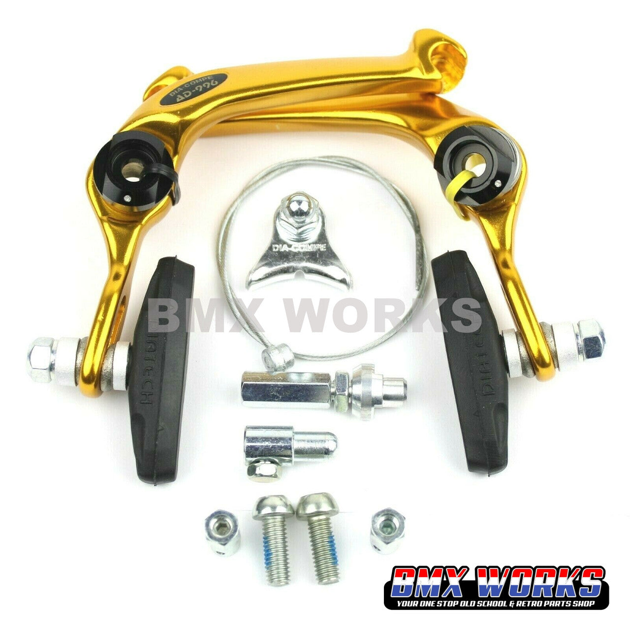 Dia-Compe AD-996 U-Brake Caliper - DC Gold