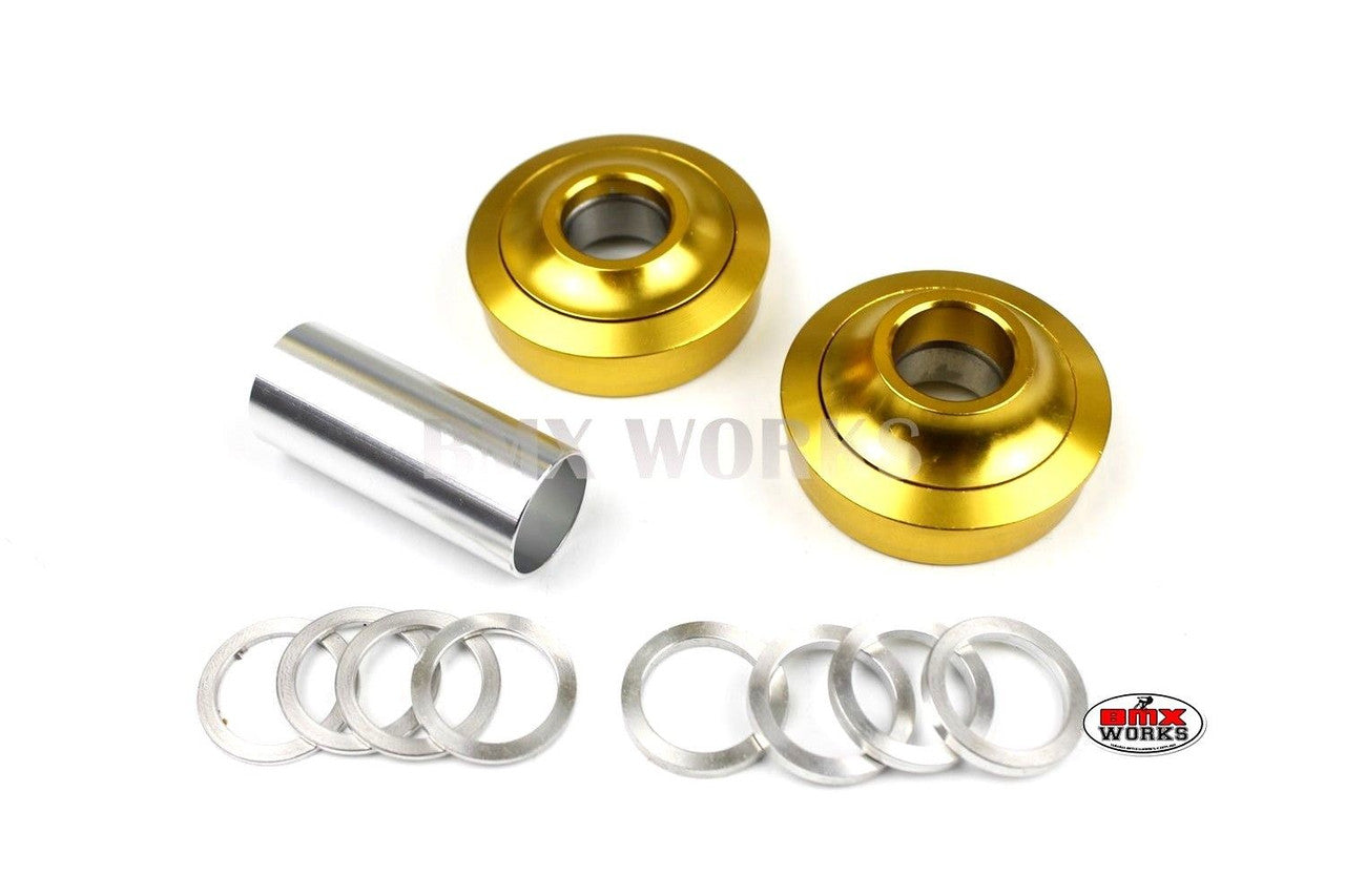 ProBMX American Bottom Bracket Suit 19mm Axle Gold