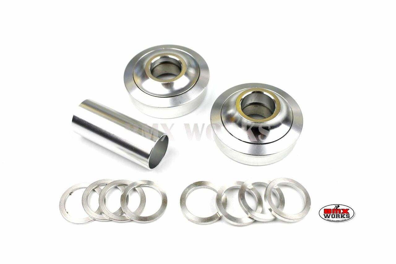 ProBMX American Bottom Bracket Suit 22mm Axle Silver