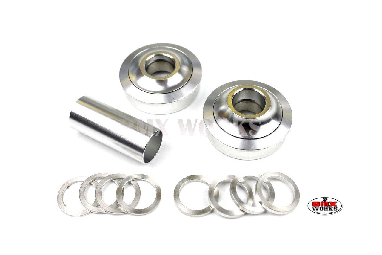ProBMX American Bottom Bracket Suit 19mm Axle Silver