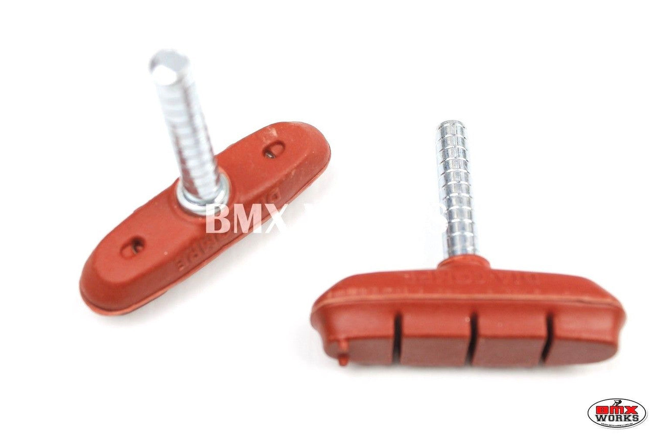 Dia-Compe Cantilever U-Brake Pads OPC-12 - Pairs - Salmon