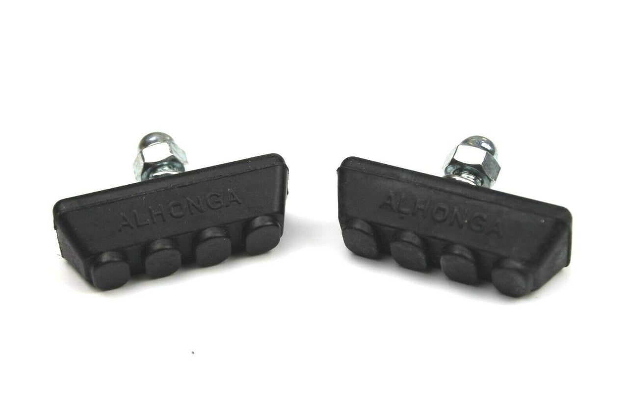 BMX Freestyle or Race Bicycle Brake Pads - Black Pairs