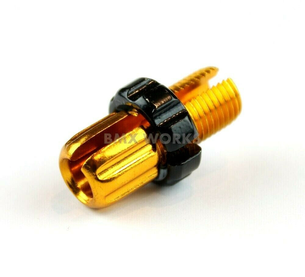 Dia-Compe M10 Brake Lever Threaded Barrel Adjuster - Gold