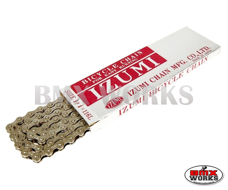 Izumi 1/2" x 3/32" x 100 Link Chrome/Silver Chain