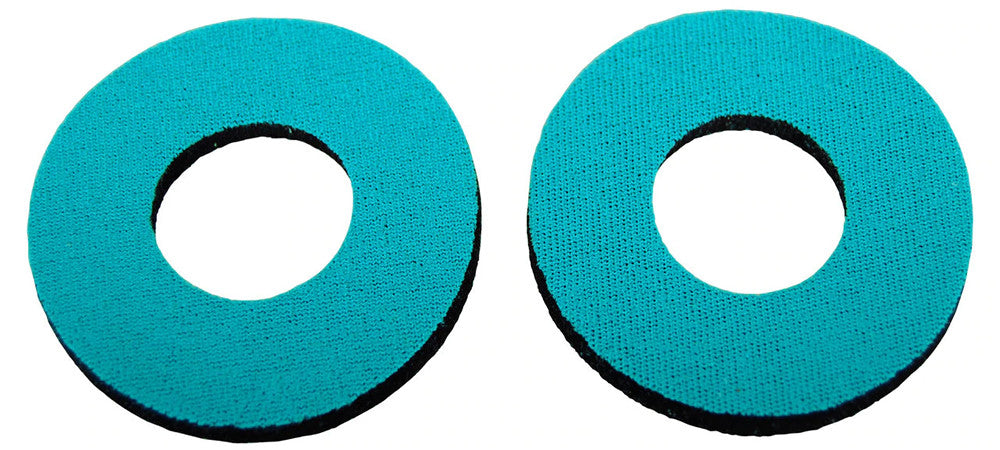 ProBMX Flite Style BMX Bicycle Foam Grip Donuts - Aqua Pairs