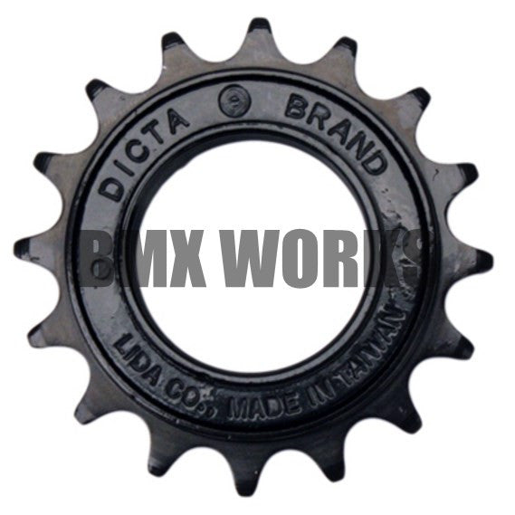 Dicta 1/2" x 1/8" Free Wheel - Black 16T