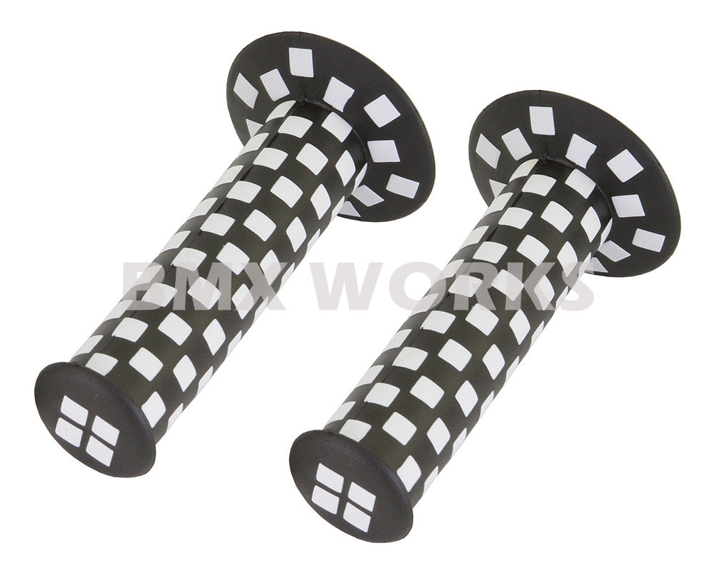 ProBMX Checker Grips Pairs - Black & White