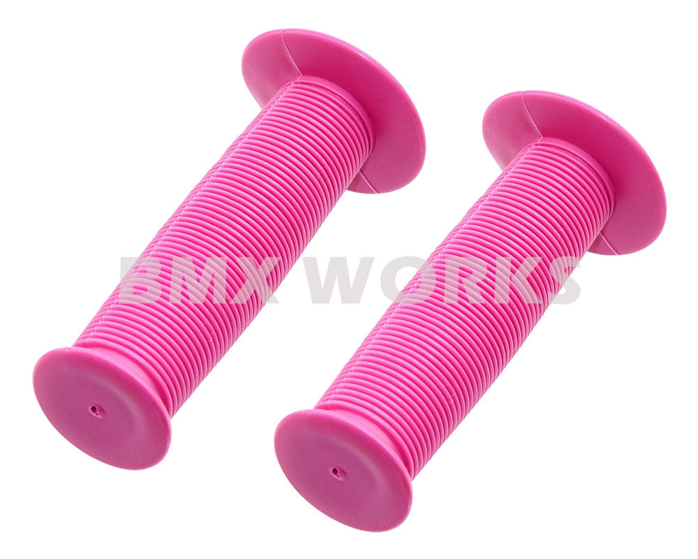 ProBMX Old Style Mushroom Grips Pair - Pink