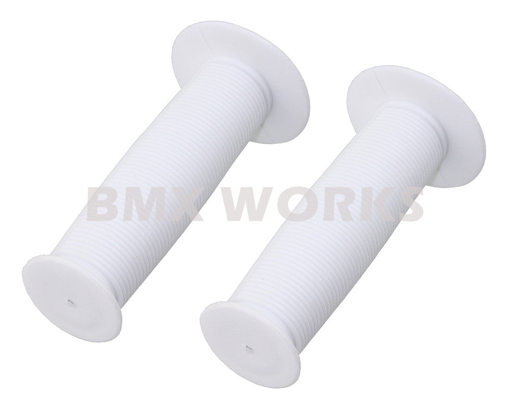 ProBMX Old Style Mushroom Grips Pair - White
