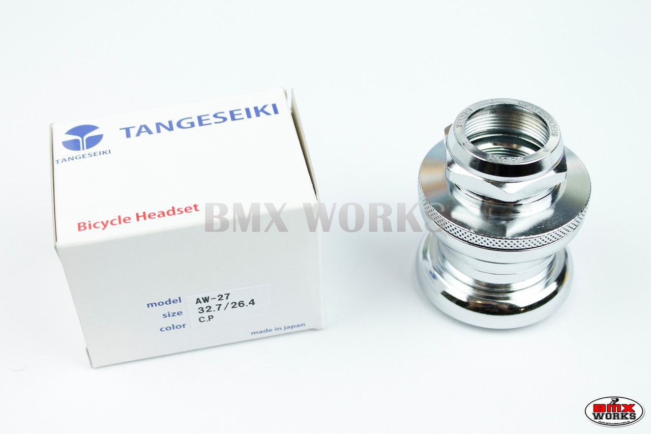 Genuine Tange AW27 Headset with Stamped Nut - Chrome