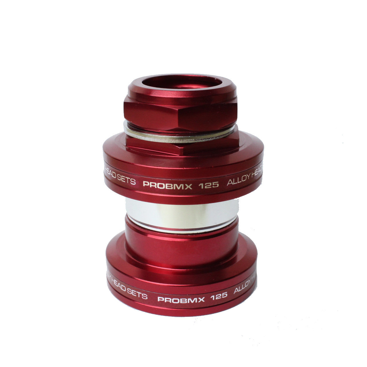 ProBMX MX-125 Alloy BMX Headset 1" Threaded - Red