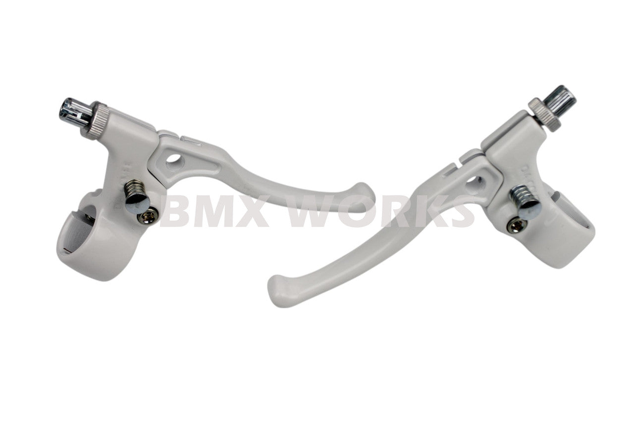 Dia-Compe Tech 5 MX183 Brake Lever Set White & White