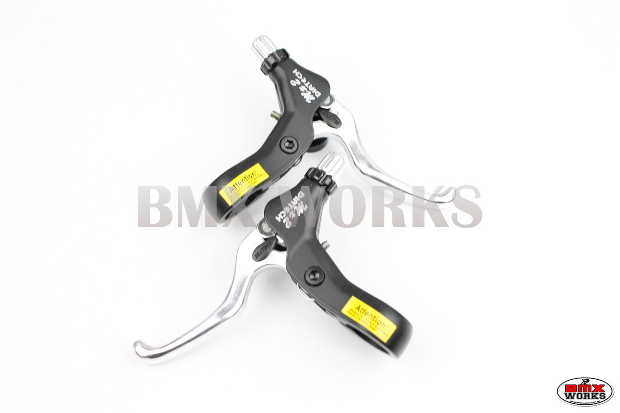 Dia-Compe MX2 Brake Levers - Pairs - Black & Silver