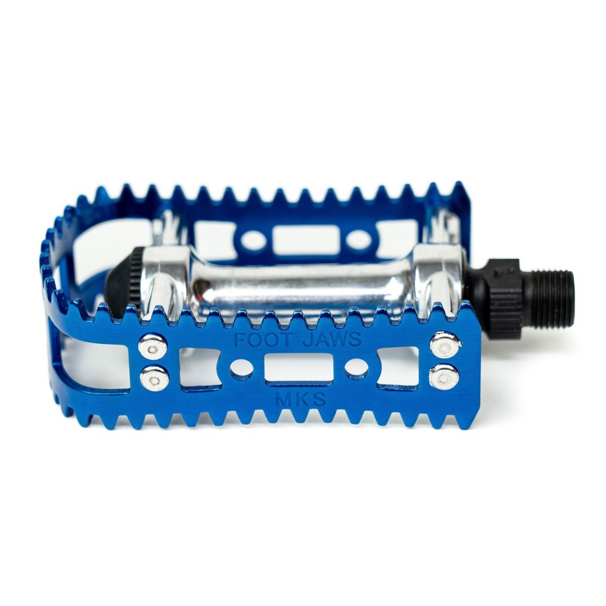 MKS BM-10 Foot Jaws Pedals 9/16" - Dark Blue