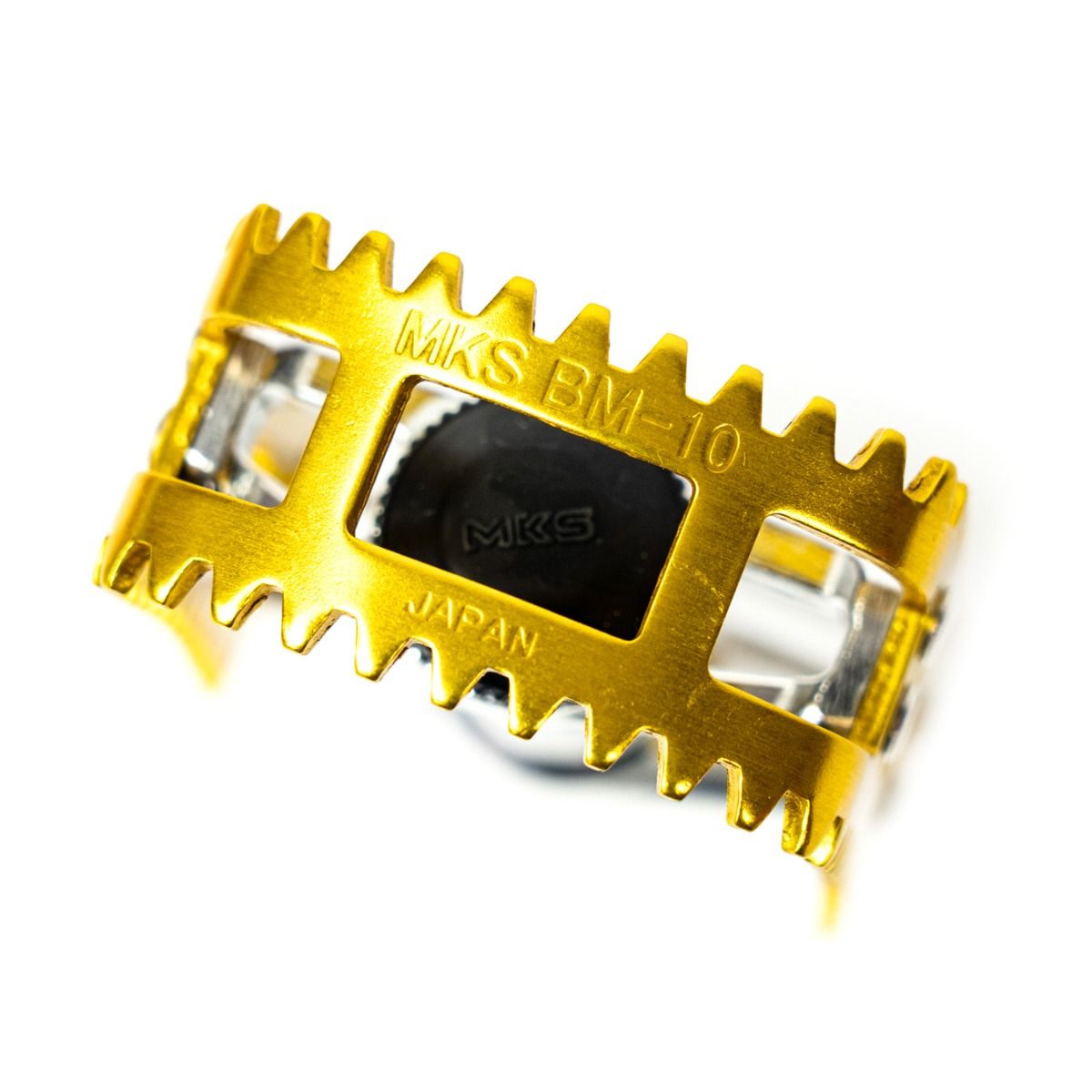 MKS BM-10 Foot Jaws Pedals 1/2" - Gold