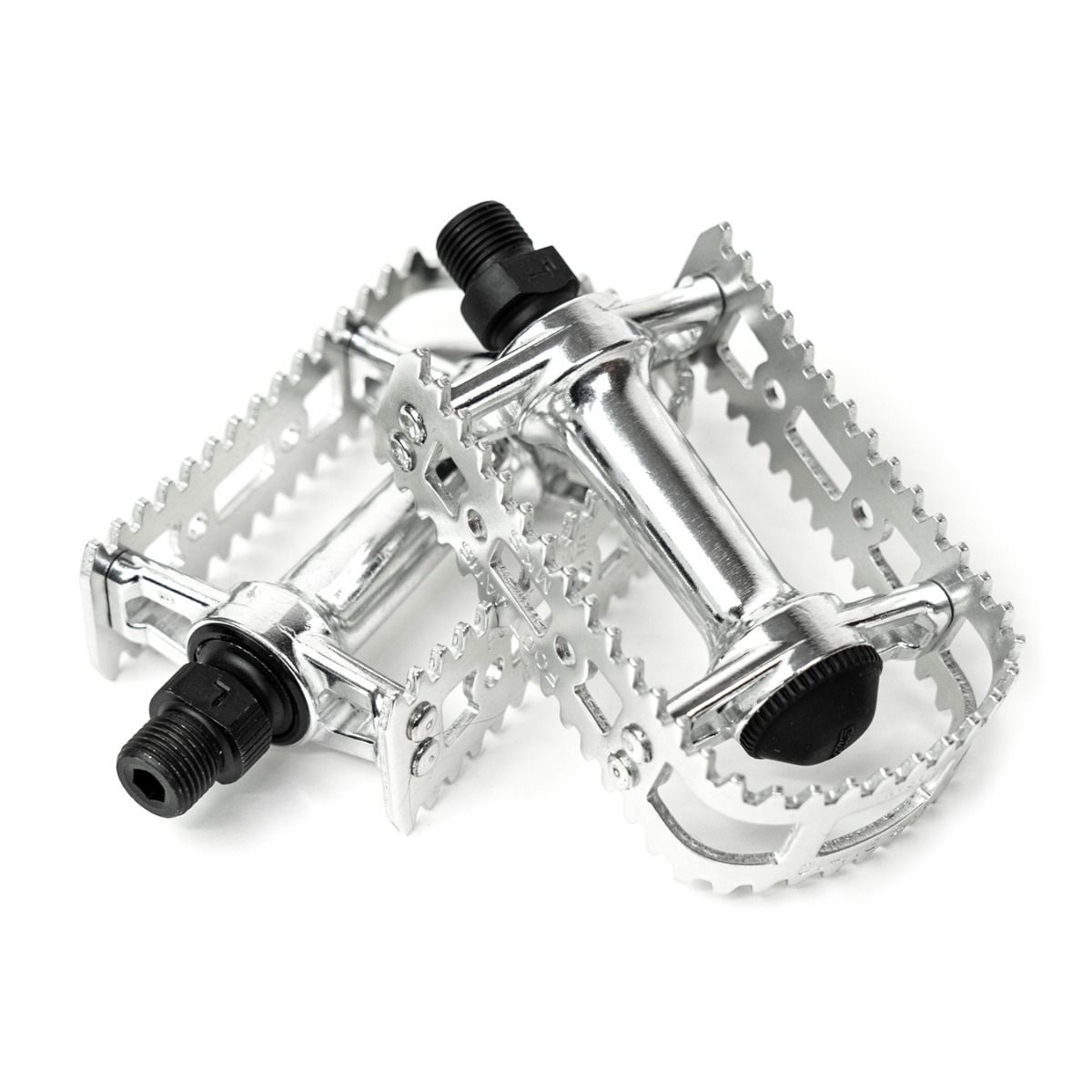 MKS BM-10 Foot Jaws Pedals 1/2" - Silver