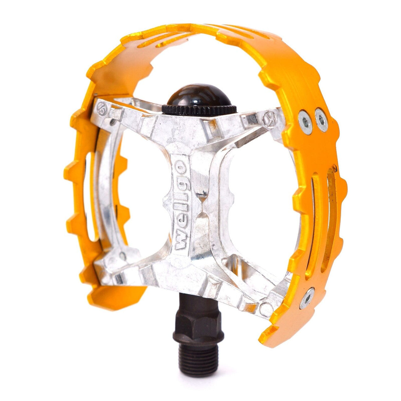 Pedals 1/2" Wellgo XC-II Style Bear Trap Pairs - Gold