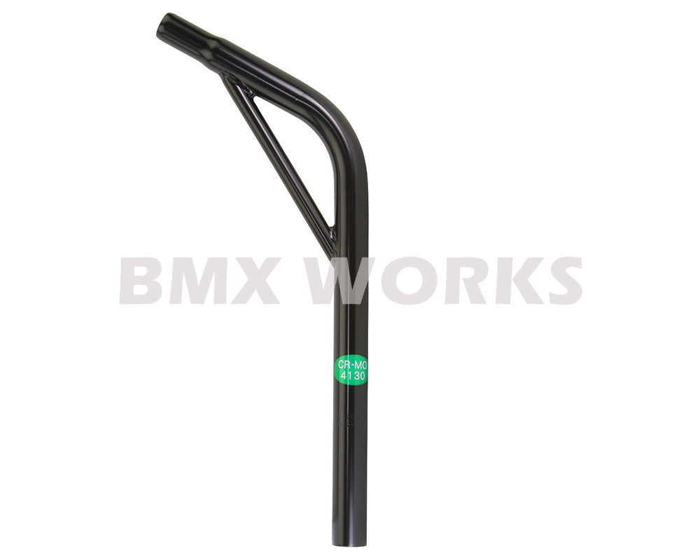 ProBMX Ch-Mo Seat Post Layback With Support 25.4mm x 400mm - Black