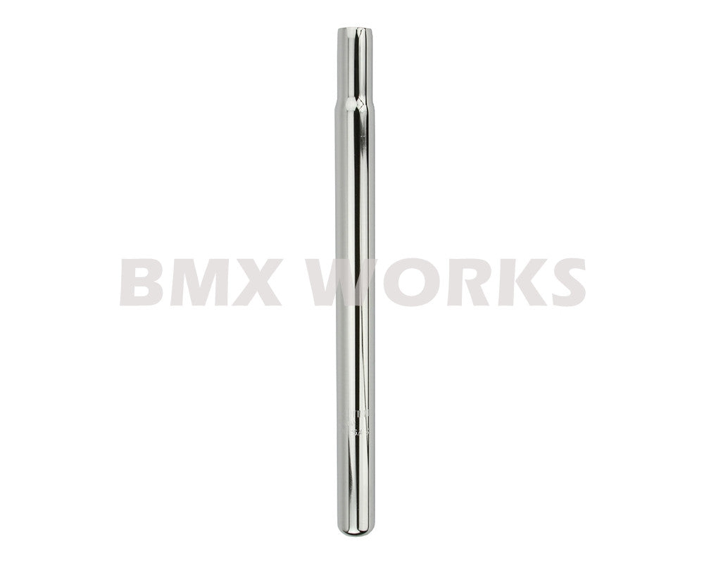 ProBMX Steel Seat Post Straight 25.4mm x 400mm - Chrome
