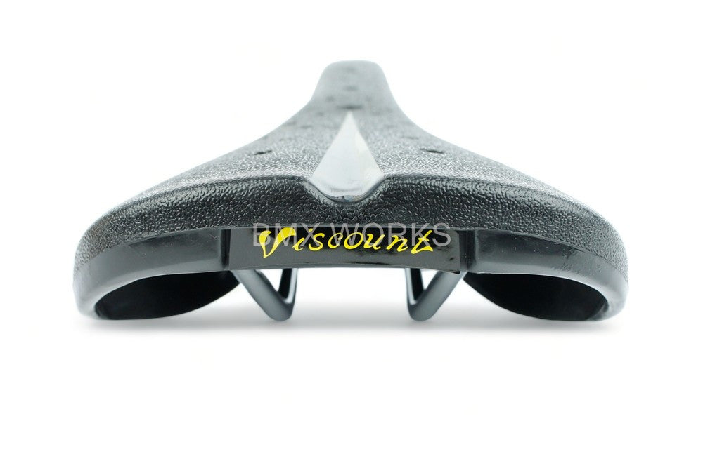 Viscount Dominator 2166 BMX Seat Black with Gold Lettering