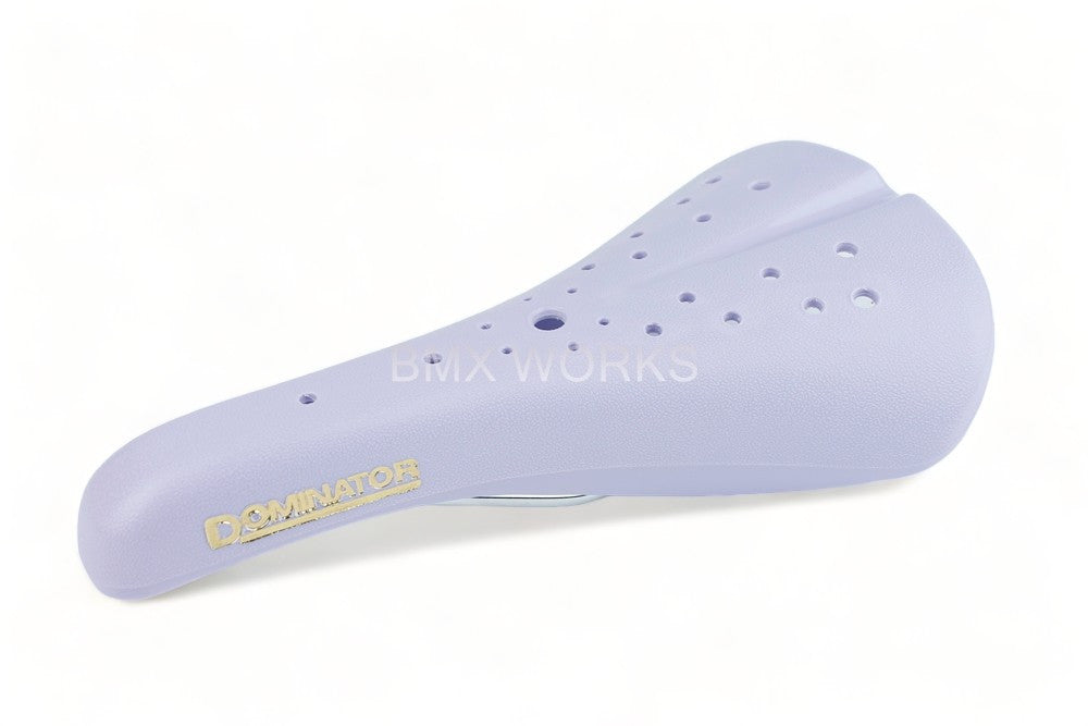 Viscount Dominator 2166 BMX Seat Lavender with Gold Lettering
