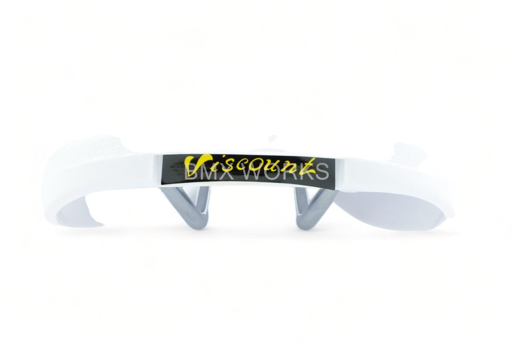 Viscount Dominator 2166 BMX Seat White with Gold Lettering