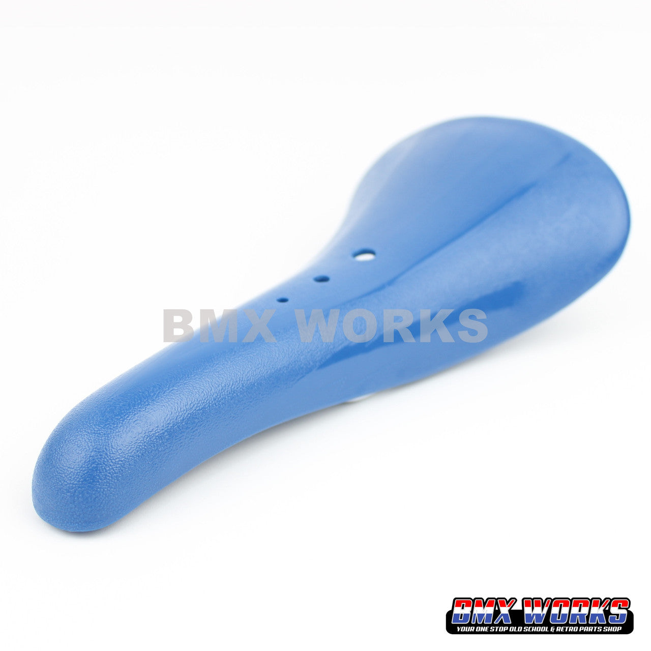 Velo VL-117 BMX Lightning Bolt Aero Style Seat Blue