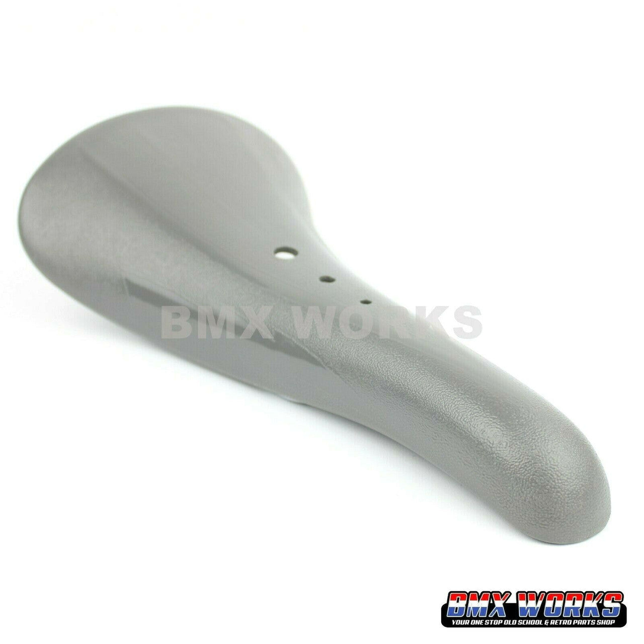 Velo VL-117 BMX Lightning Bolt Aero Style Seat Grey