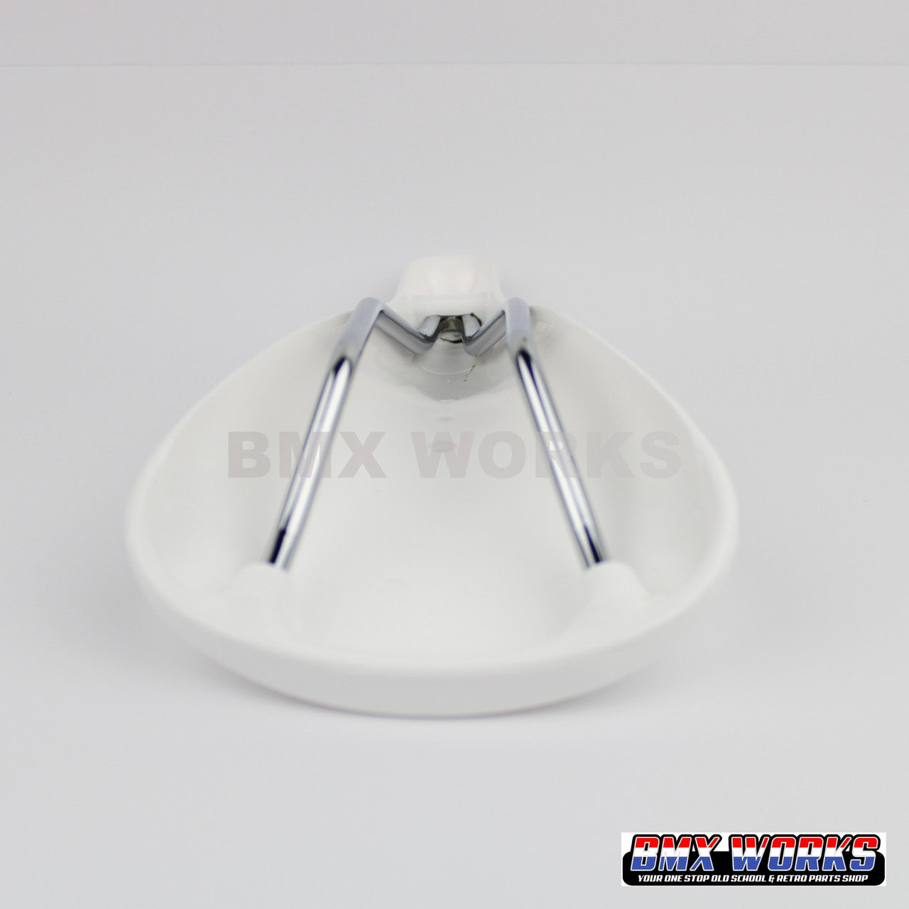Velo VL-117 BMX Lightning Bolt Aero Style Seat White