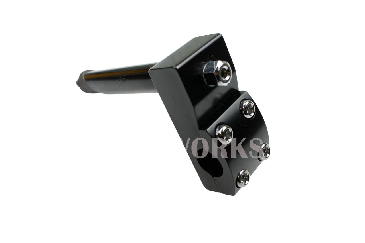 ProBMX Stem 21.1mm Quill - Suit 22.2 Bars - No Logo - Black