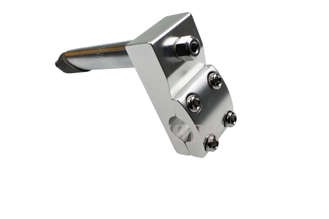 ProBMX Stem 21.1mm Quill - Suit 22.2 Bars - No Logo - Silver