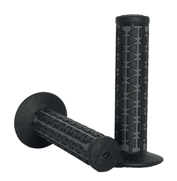 AME Dual Grips - Black Over Grey Pair