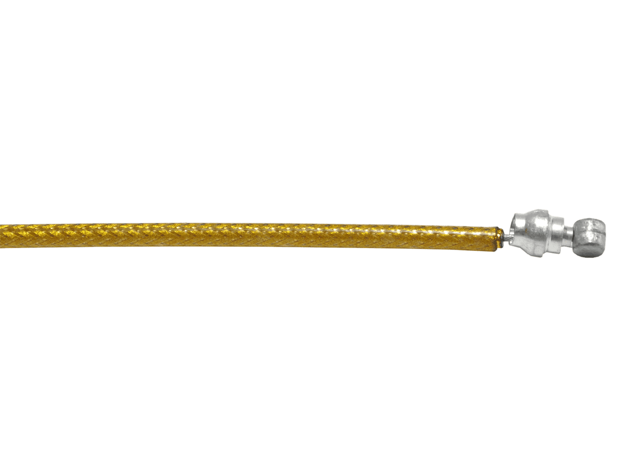 Brake Cable Braided Gold 1.6mm x 1500mm