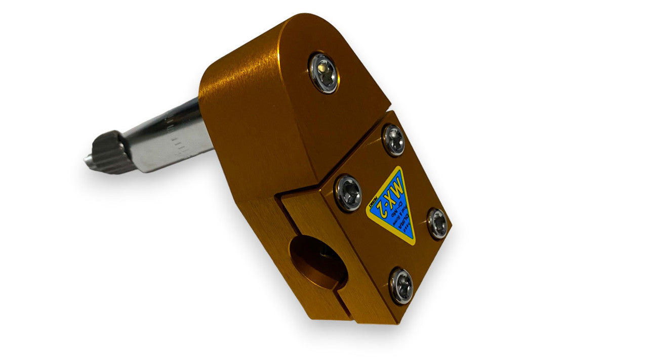 ProBMX - MX2 Stem - DC Gold - Old School BMX Style