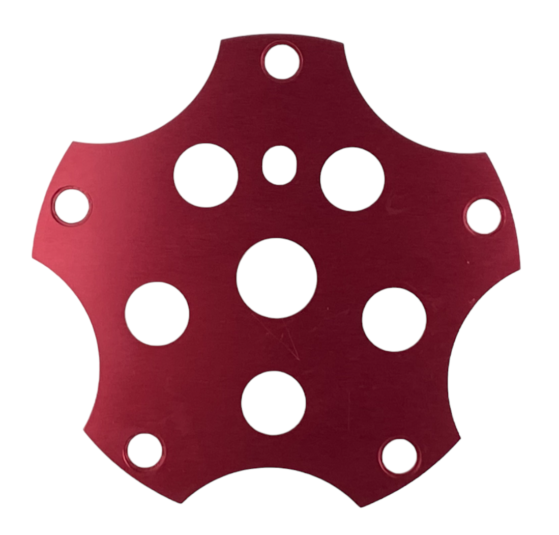 Blemished: ProBMX Pro Class Disc - 130 bcd - Red