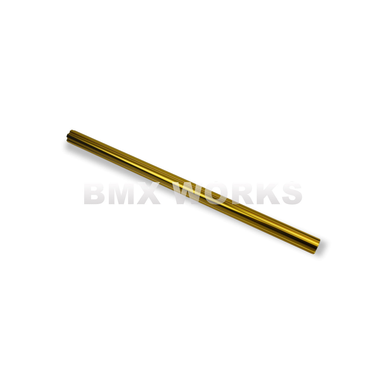 Seat Post Aluminium Fluted Straight 22.2mm x 400mm - Gold