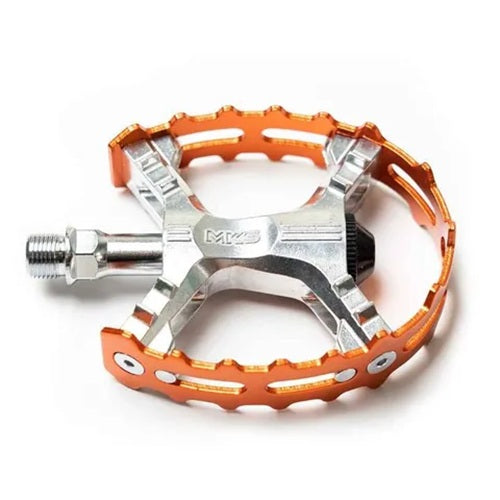 MKS XC-III Bear Trap Pedals 9/16" Pair - Orange