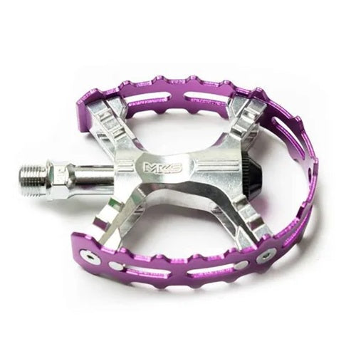 MKS XC-III Bear Trap Pedals 9/16" Pair - Purple