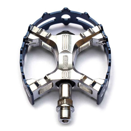 MKS XC-III Bear Trap Pedals 9/16" Pair - Dark Blue