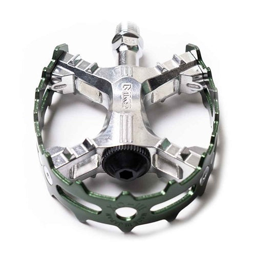 MKS XC-III Bear Trap Pedals 9/16" Pair - Green