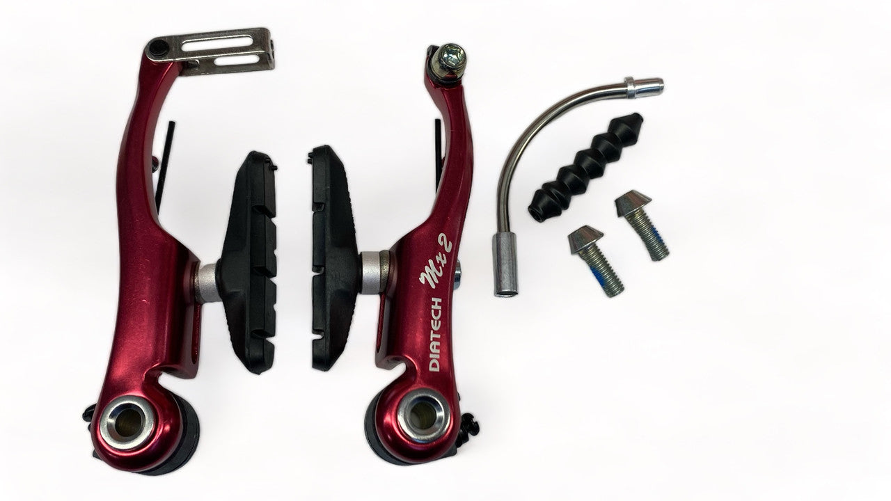 Dia-Compe MX2 V Brake Caliper - Red