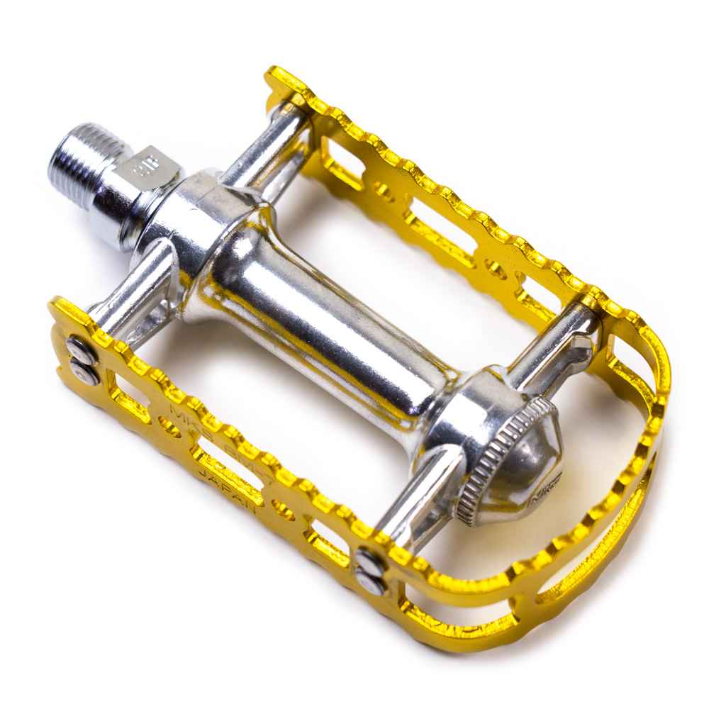 MKS BM-7 Pedals 9/16" - Pair - Gold